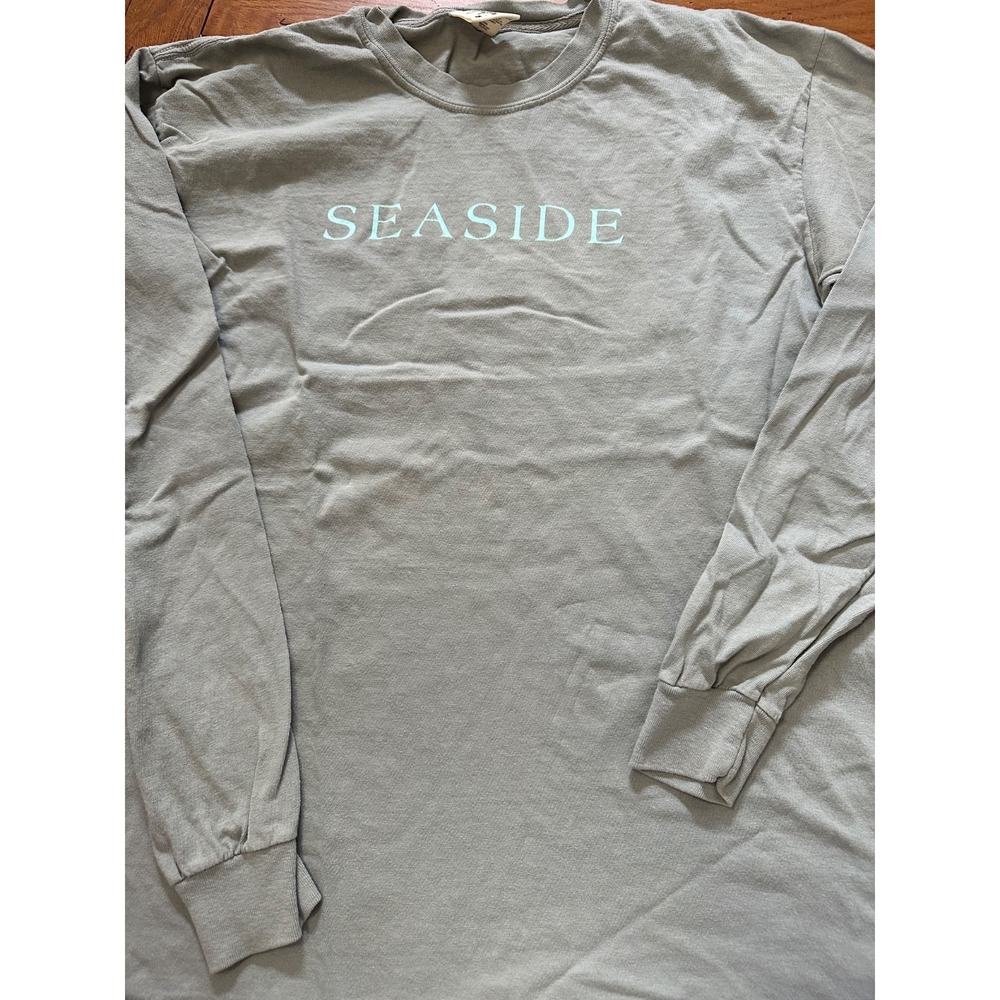comfort colors gray long sleeve tee medium